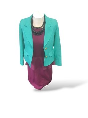 Nygard Collection Sleeveless Peplum Midi Dress in Burgundy